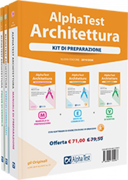 Alpha Test. Architettura-Ingegneria Edile. Kit di preparazione in 3 volumi  (Teoria, Esercizi, Prove)