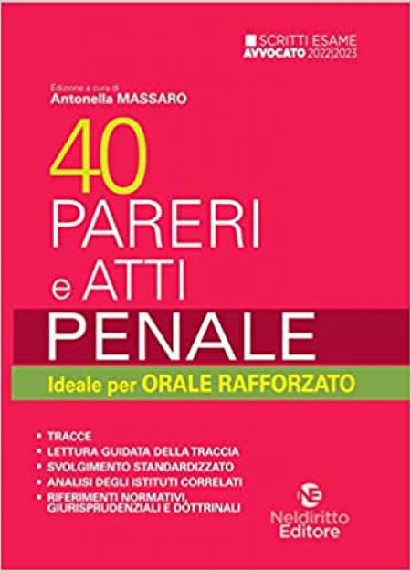 Orale Rafforzato - 30 quesiti di diritto penale, Lex Iuris